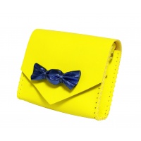 Handmade Lemon Yellow Leather Candybag Carmenittta