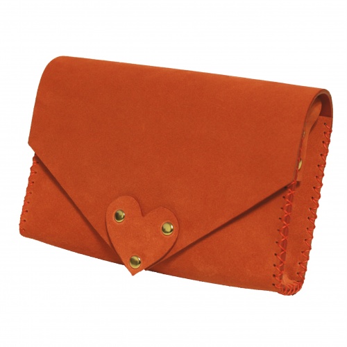 Living Coral Natural Leather Handmade Bag Camenittta