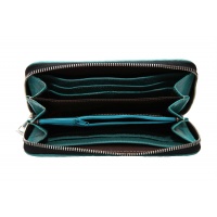 Turquoise Leather Wallet