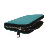 Turquoise Leather Wallet