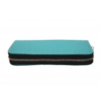 Turquoise Leather Wallet