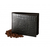 Croco Printed Natural Leather Wallet