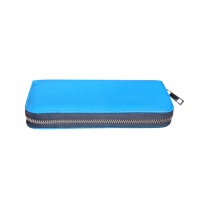 Blue Leather Wallet