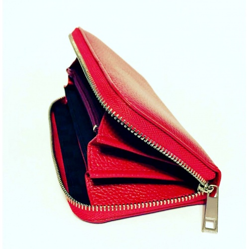 Red Leather Wallet