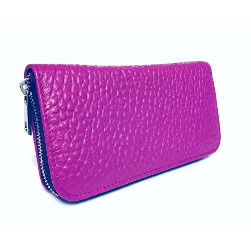 Purple Leather Wallet