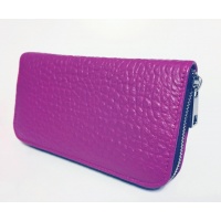 Purple Leather Wallet