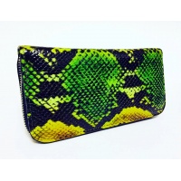 Snakeprint Leather Wallet