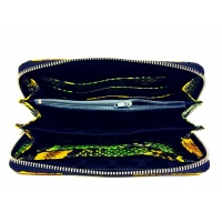 Snakeprint Leather Wallet