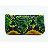 Snakeprint Leather Wallet