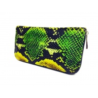 Snakeprint Leather Wallet