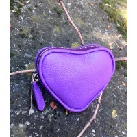 Lavender Purple Heart Little Wallet