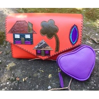 Lavender Purple Heart Little Wallet