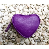 Lavender Purple Heart Little Wallet