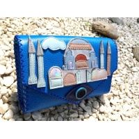 Hagia Sophia Istanbul Arhitecture Handsewn Leather Bag