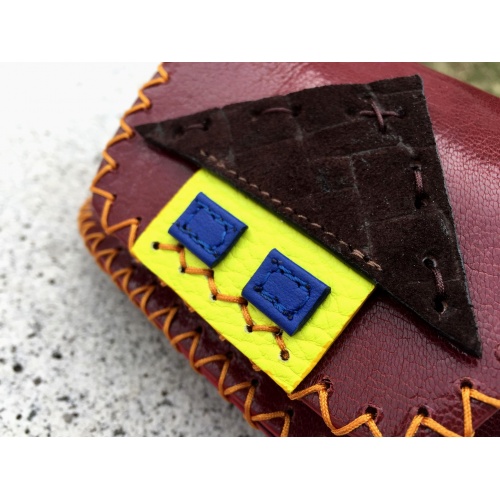 Little Leather House on Brown Leather Sunglasses Handsewn Case