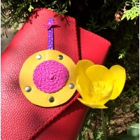 Handmade Red Leather Lollypop Bag Carmenittta