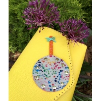 Handmade Yellow Leather Lollypop Bag Carmenittta