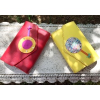 Handmade Yellow Leather Lollypop Bag Carmenittta