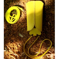 Yellow Leather Handsewn Phonecase